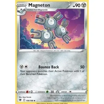 Volný čas Pokémon ASR 106/189 Magneton - Astral Radiance Stav: Near Mint, Verze: NORMAL