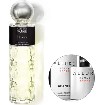 Pánský parfém SAPHIR - SP Man, inspirováno Chanel Allure Sport (200ml), vůně pro může