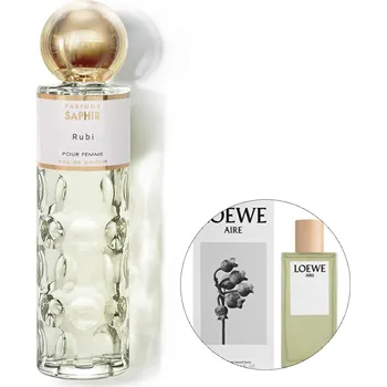 Dámský parfém SAPHIR - Rubi, inspirováno Loewe Aire (200ml), vůně pro dámy