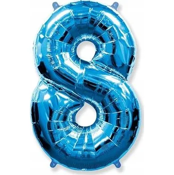 Balónek Fóliový balónek Godan Číslice 8, 85 cm, modrý