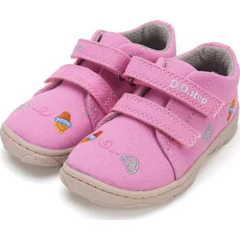 Dívčí tenisky DD Step C077-51663C Daisy Pink 30, Vnitřní délka boty: 19,4 cm, Vnitřní šířka boty: 7,4 cm