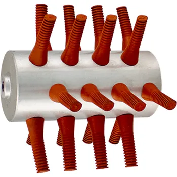 Škubačka drůbeže - škubací válec RIVER SYSTEMS PIUMINA 46148100 - 24 škubacích prstů, určeno na slep