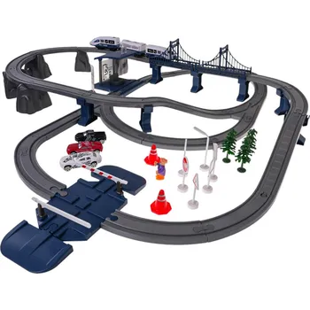 Vláček a vláčkodráha Ramiz Nádraží + příslušenství 103el.