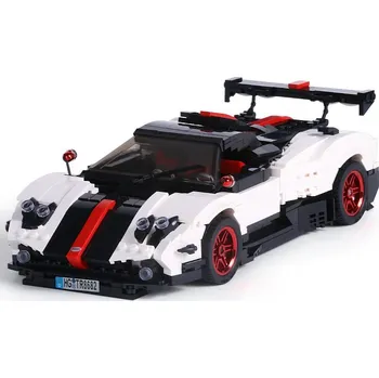 ostatní stavebnice Ramiz 960dílná bílá sada sportovních autíček