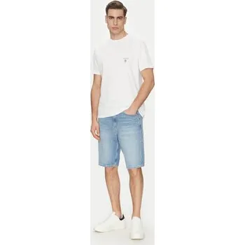 Pánské tričko Guess T-Shirt F5GI09 KA260 Bílá Regular Fit L