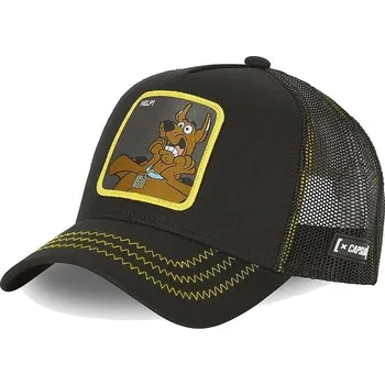 Kšiltovka kšiltovka Capslab Scooby Doo Trucker - Help/Black/Yellow one size