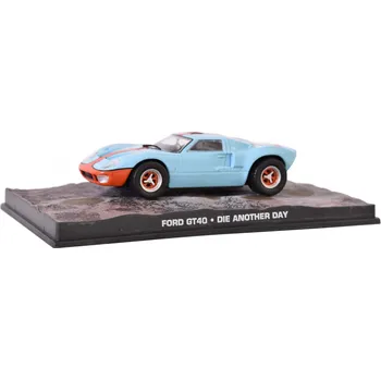 autíčko Edicola Ford GT40 1968 James Bond 1:43 časopis AutoModels s modelem Ford GT40 - kovový model auta