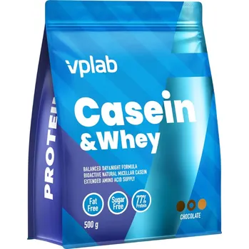 Protein VPLAB nutrition VPLab Casein & Whey 500g Příchuť: čokoláda