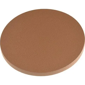 ACA Lighting nástěnné svítidlo LED 10W 3000K 800LM světle hnědá kůže MDF kruh D22XH3,6CM ECLIPSE ZM1710LEDWLL