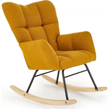 Křeslo Houpací křeslo Halmar VASCO - žlutá