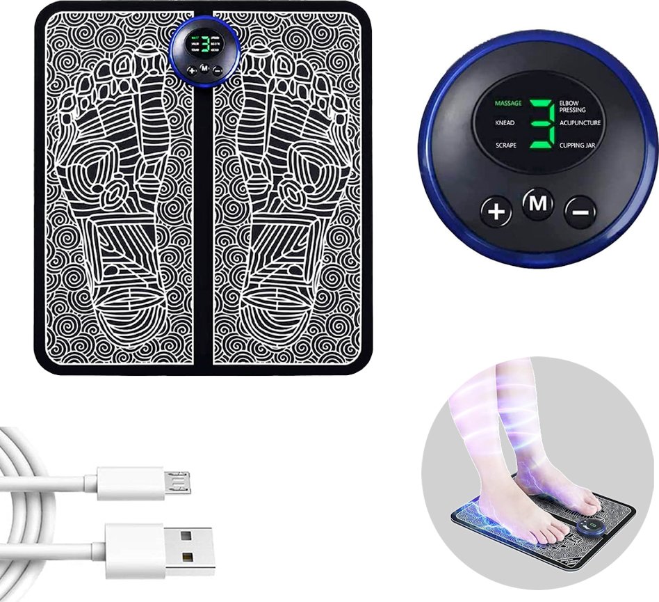 Wellife Masážní podložka chodidel EMS FOOT O-17672