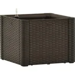 Samozavlažovací truhlík, vyvýšený záhon STEFANPLAST NATURAL DELUXE 43 moka