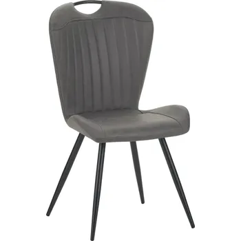 Jídelní židle Jídelní židle Nottingham, šedá vintage optika kůže