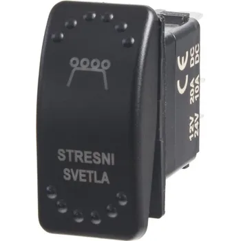 Rocker spínač STŘEŠNÍ SVĚTLA 12/24V