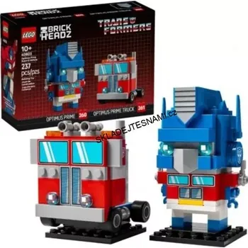 Stavebnice LEGO 40803 LEGO BRICK HEADZ ROBOT A VOZIDLO OPTIMUS PRIME