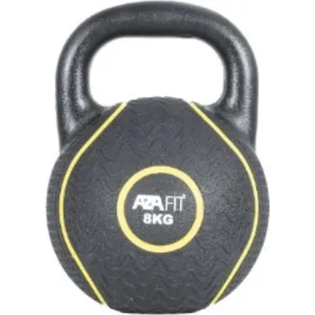 Kettlebell AZAFIT 8 kg S gumovým povrchem