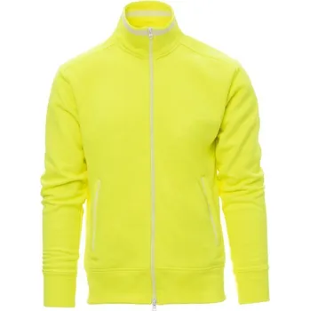 Pánská mikina Payperwear Pánská fluorescentní mikina Sydney se žebrovaným límcem Barva: žlutá fluorescentní, Velikost: XL