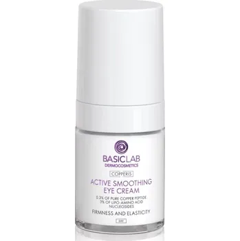 Péče o oční okolí BasicLab Dermocosmetics Copperis vyhlazující oční krém na den 18 ml