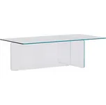 Skleněný konferenční stolek Kave Home Zaren 120 x 60 cm