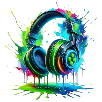 Nažehlovací obrázek - sluchátka v barvě (dva rozměry), Velikost: Velký