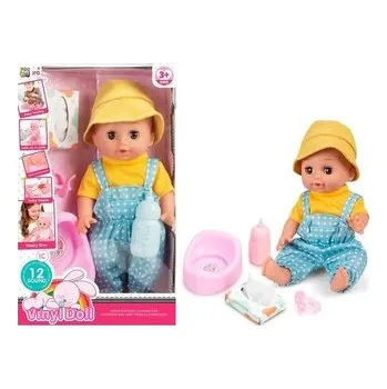 Panenka Bobas sikający z akcesoriami 36cm