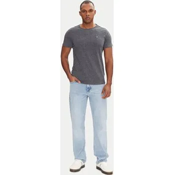Pánské tričko Tommy Jeans T-Shirt Jaspe DM0DM09586 Tmavomodrá Slim Fit 3XL