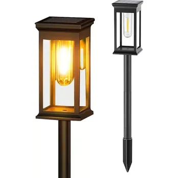 Zahradní dekorace Solar S/2901 Solární zahradní lampa COB LED (Solární zahradní svítidlo)