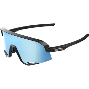 Sluneční brýle brýle 100% Slendale - Matte Black/Hiper Blue Multilayer Mirror one size