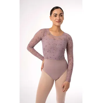 Dámský svetr Intermezzo,Baletní top – květinová kolekce 6645, růžová XS