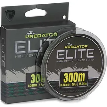 Fox Rage Predator Pletená Šňůra Elite Braid 300 m - 0,34 mm 40 lb