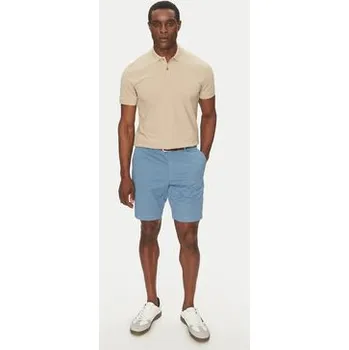 BOSS Šortky z materiálu 50540743 Světle modrá Regular Fit 48