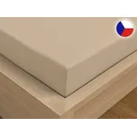 Luxusní saténové prostěradlo 200x220 béžové