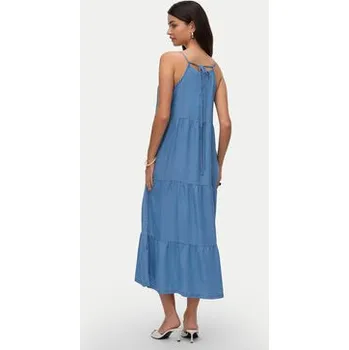 Dámské šaty Vero Moda Letní šaty Fleur 10326075 Modrá Loose Fit S