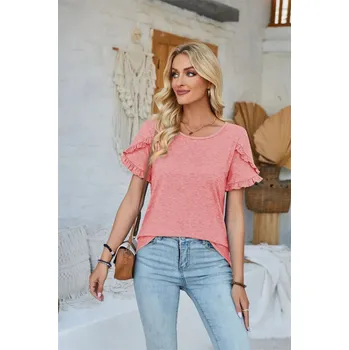 Dámská halenka BR588 Barva: Růžová, Velikost: M