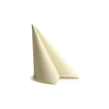 Papírový ubrousek Ubrousek 38 x 38 cm Softpoint krémový (50 ks)