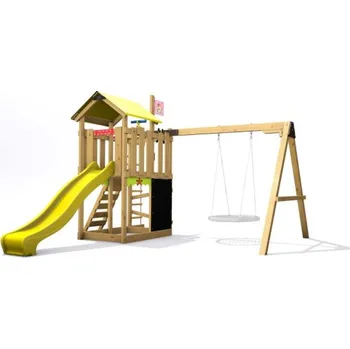 Dětské hřiště Dětské hřiště Monkey´s Home Malý pirát DOOK se žlutou skluzavkou