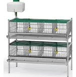 Klec pro křepelky GAUN 32210 dvoupatrová