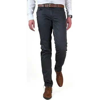 Pánské kalhoty Pánské šedé kalhoty Brax Cadiz U, prodloužené Obvod pasu: 35, Délka: 38