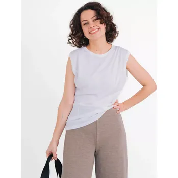 Dámské funkční tílko Merino 195 Bílá XL