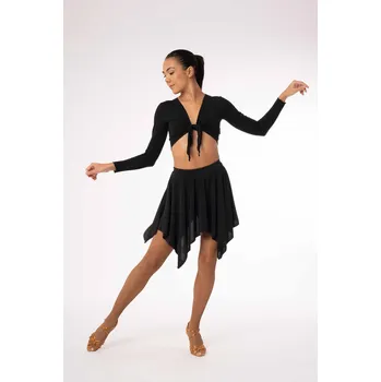 Dámská sukně Intermezzo,Kratší asymetrická sukně 7015, černá L
