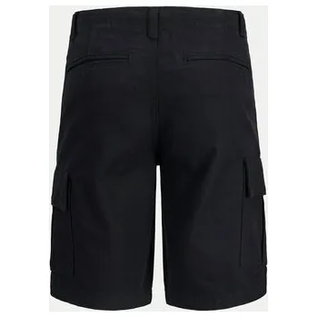 Pánské kraťasy Jack & Jones Junior Šortky z materiálu Cole 12268381 Černá Regular Fit 164