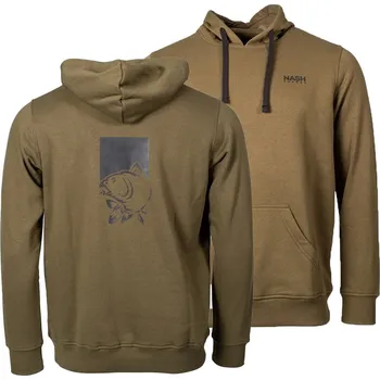 Nash Mikina Make It Happen Hoody Fish Logo Green - S