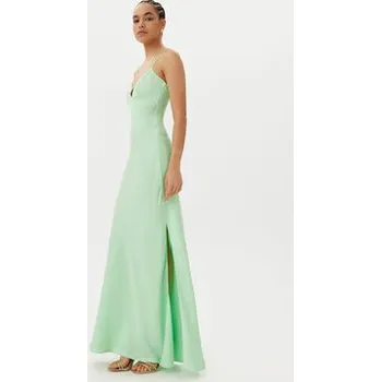 Dámské šaty TWINSET Večerní šaty 251TP2653 Zelená Slim Fit 40