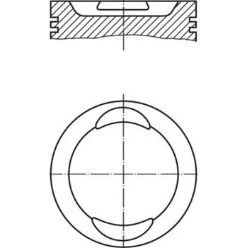 Píst motoru Píst MAHLE 009 41 00