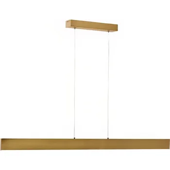 Zlaté závěsné LED světlo Kave Home Boadella 101 cm