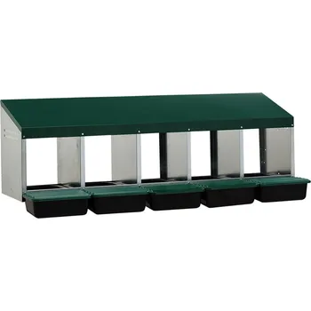 snáškové hnízdo Snáškové hnízdo pro slepice se sběrným košíkem na vejce GAUN 10196 pětimístné