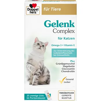 25 ks-25×10g Doppelherz kloubní komplex pro kočky doplňkové krmivo pro kočky