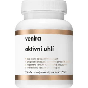 Přírodní produkt VENIRA Aktivní uhlí 90 cps.