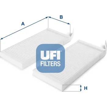 Ventilátor topení a klimatizace Filtr, vzduch v interiéru UFI 53.164.00