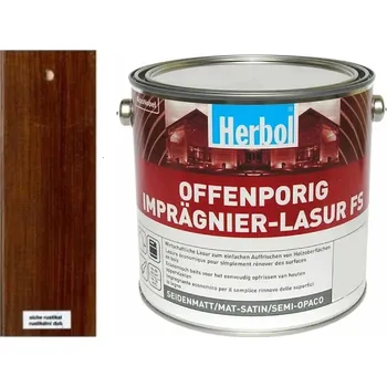 Lak na dřevo Herbol OFFENPORIG IMPRÄGNIER-LASUR FS Dub rustikální - Eiche rustikal Velikost balení: 5 l + dárek k objednávce nad 1000Kč